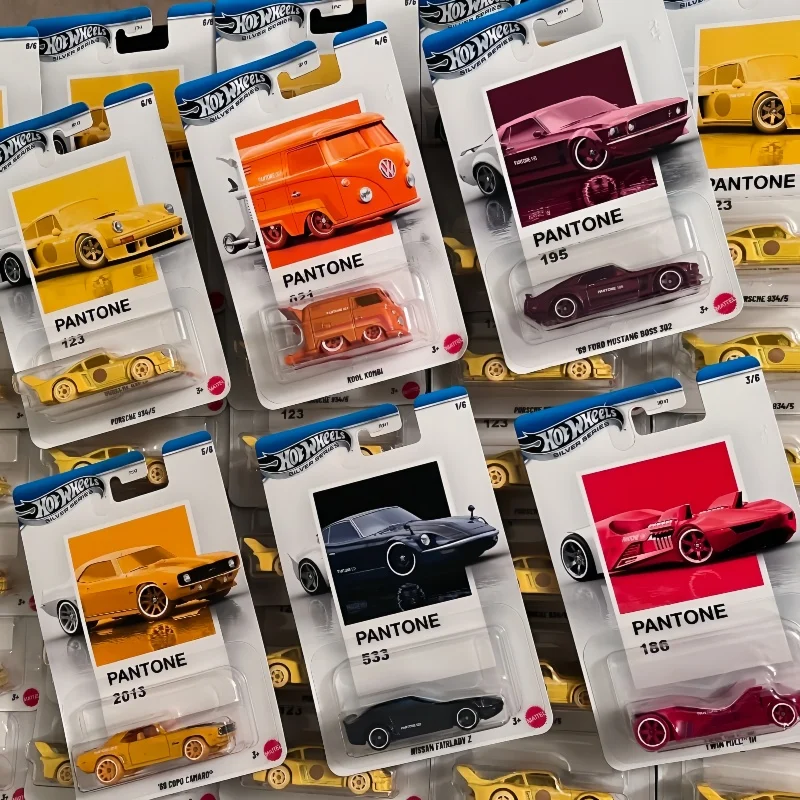 Hot Wheels - Modelos de Autos de Aleación Fundida a Presión, Jky47 Pantron Serie A, Serie Plata, Toyota Tacoma, Volkswagen, Ford Mustang, Autos Coleccionables
