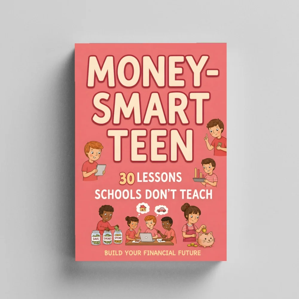 Money-Smart Teen: 30 Financial Lessons Schools Don't Teach, A Guide to Budgeting, Saving, Investing, Earning Money