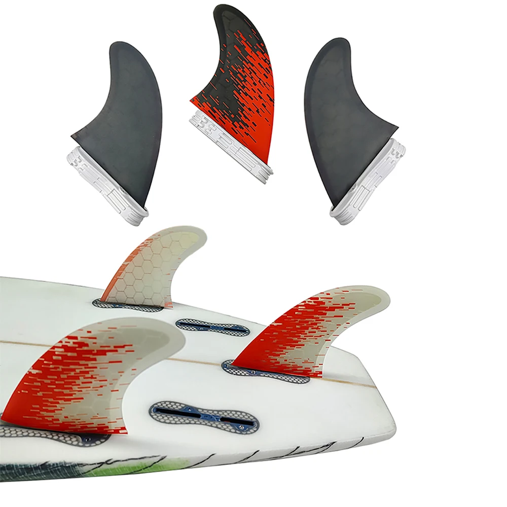 

3 Pcs/set UPSURF FCS 2 Fins G5/G7 For Sup Board Accessories Honeycomb barbatanas de surf carbono Surfcasting Christmas Gifts