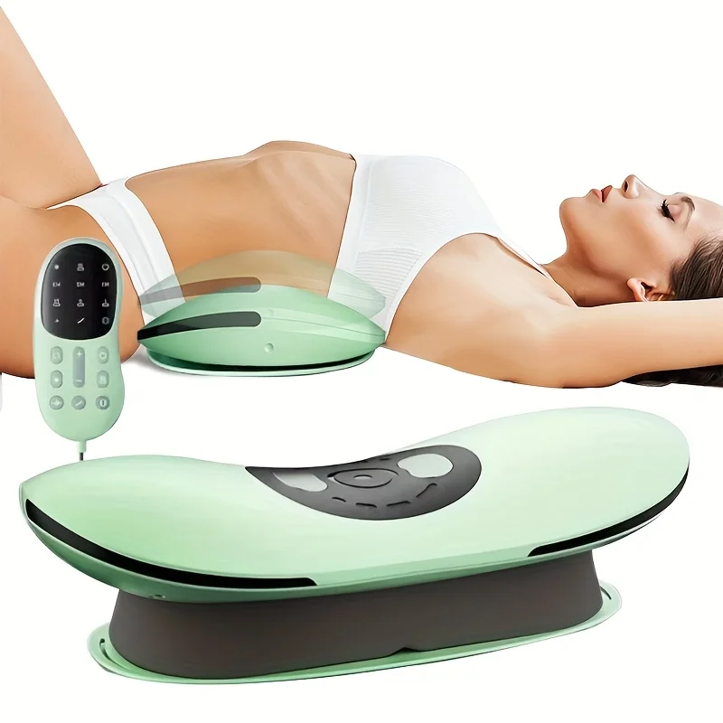 

Массажер для поясницы, верхний поясничный вибрационный горячий компресс, интеллектуальный импульсный надувной растягивающийся тяговый поясничный отдел позвоночника