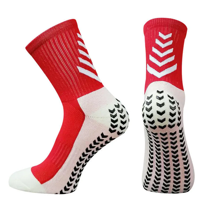 Football Socks Men Athletic Non Slip Soccer Socks Cushioned Breathable for Running Yoga Basketball Hiking Sports Grip Socks