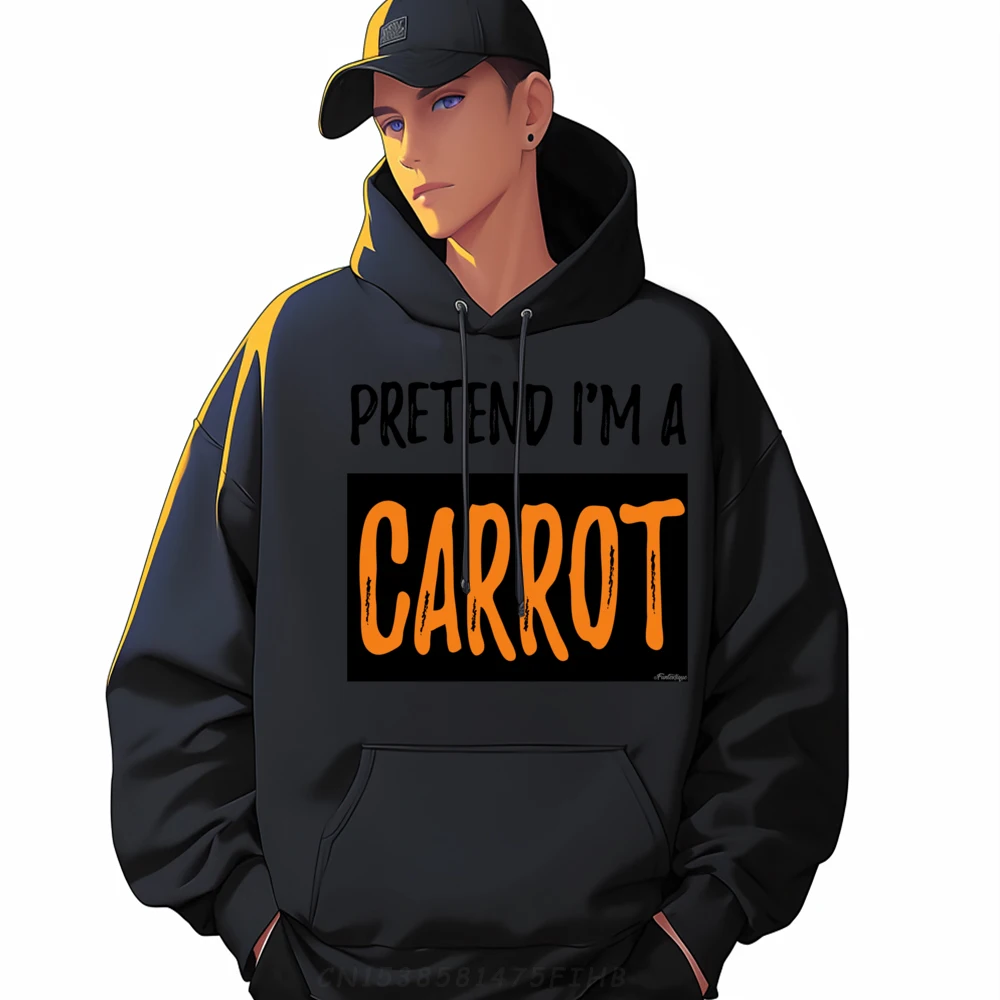 Pretend I M A Carrot Plus Size Men Clothing Breathable And Sweat-Absorbent Man Clothes Hip Hop