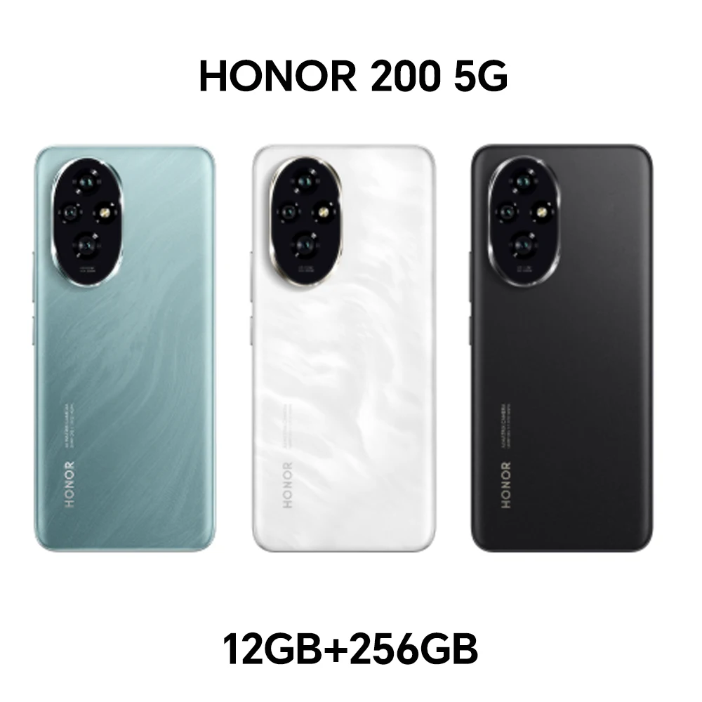Versión Global HONOR 200 5G Smartphone Snapdragon 7 Gen 3 Android 14 6,7 ''AMOLED pantalla 5200mAh batería teléfono