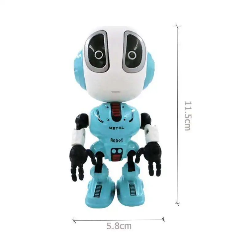 Robot de aleación inteligente para niños, juguete electrónico con sensor táctil