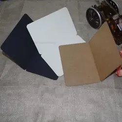50pcs in/ A6 size 10x15cm/20x15cm foldable colorful paper,nostalgic retro style, DIY word card, memorial greeting cards