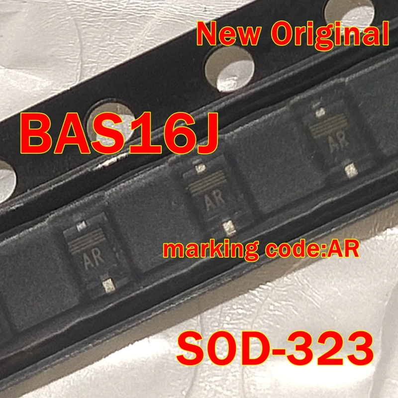 

10pcs to 1000pcs BAS16J New Original SOD-323 marking code:AR Single high-speed switching diode