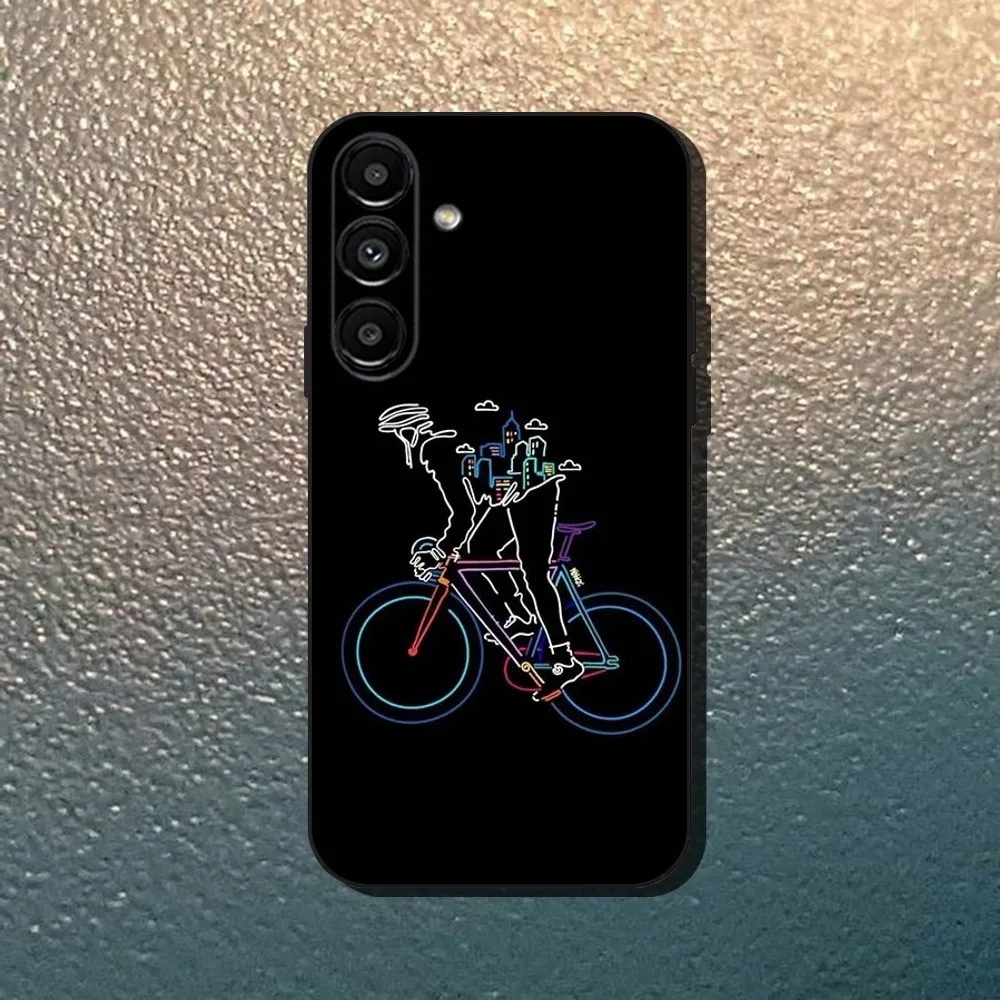 삼성 갤럭시 A13,A21s,A22,A31,A32,A52,A53,A71,A80,소프트 블랙 쉘용 투르 드 프랑스 자전거 전화 케이스