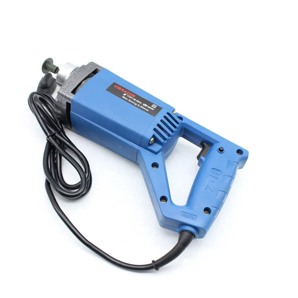 Vibratore elettrico per calcestruzzo portatile da 800 W con interruttore di blocco da 5000 giri/min, strumento vibrante portatile per la rimozione delle bolle e l'abilità densa