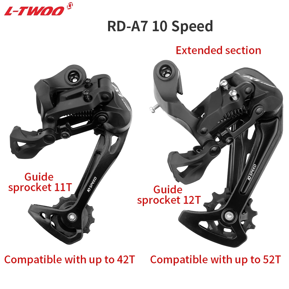 Ltwoo A7 10S Groupset Shifter Derailleur 10V Gear Set 10 Speed Cassette 36T 40T 42T 46T 50T K7 KMC X10 Chain mtb 1x10 Groupset