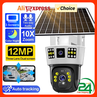 6K Solar Camera Outdoor Waterproof IP CCTV Camera 4G SIM Card Smart Home Security Protection WIFI Surveillance Human Detection