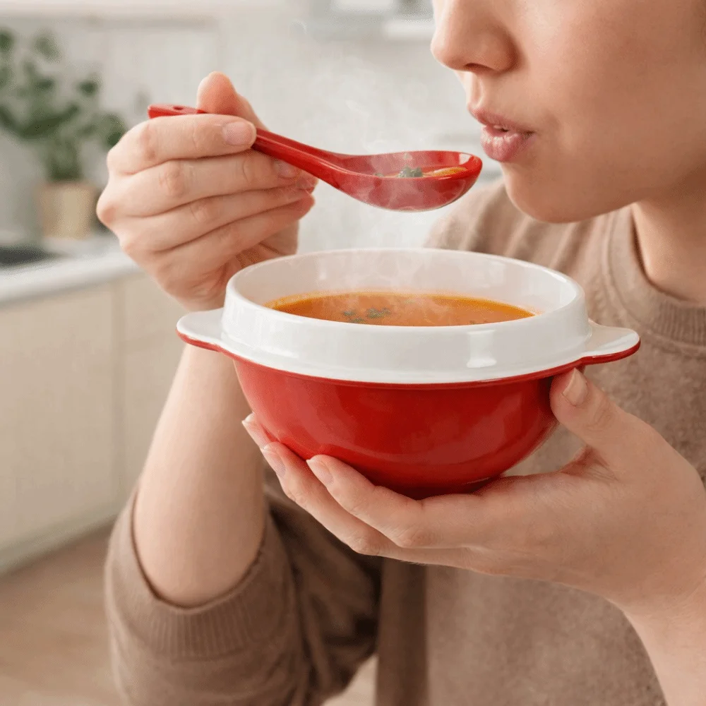 2 pieces Break-Resistant Melamine Rice Bowl High Temperature Resistant Anti Scalding Porridge Bowl Two Color Splicing Thickened