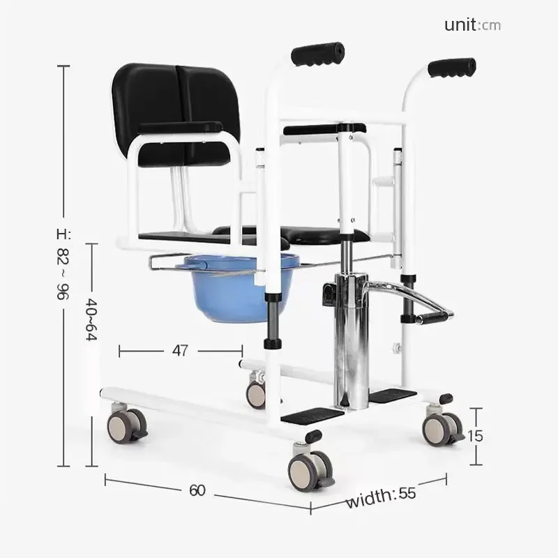 Hydraulic Lift Patient Transfer Chair Elderly Patient Handicapped Sit to Stand Patient Lift
