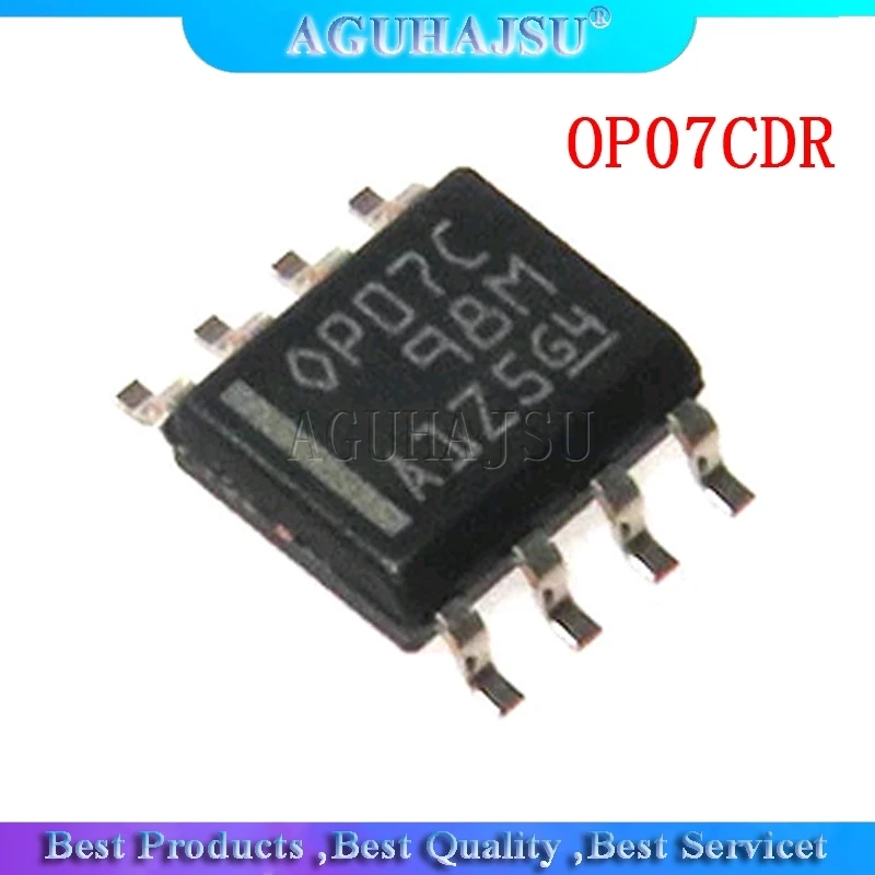 10 قطعة OP07CDR SOP8 OP07C SOP OP07 SMD مضخم التشغيل العام جديد الأصلي
