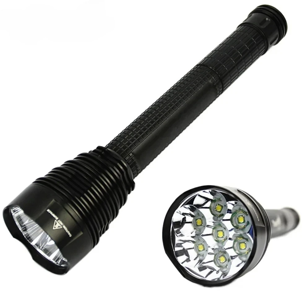 TrustFire TR-J18 Powerful Tactical Flashlight XM-L2 8000LM 5 Modes LED Torch with Extension Tube Powered by 26650 Battery