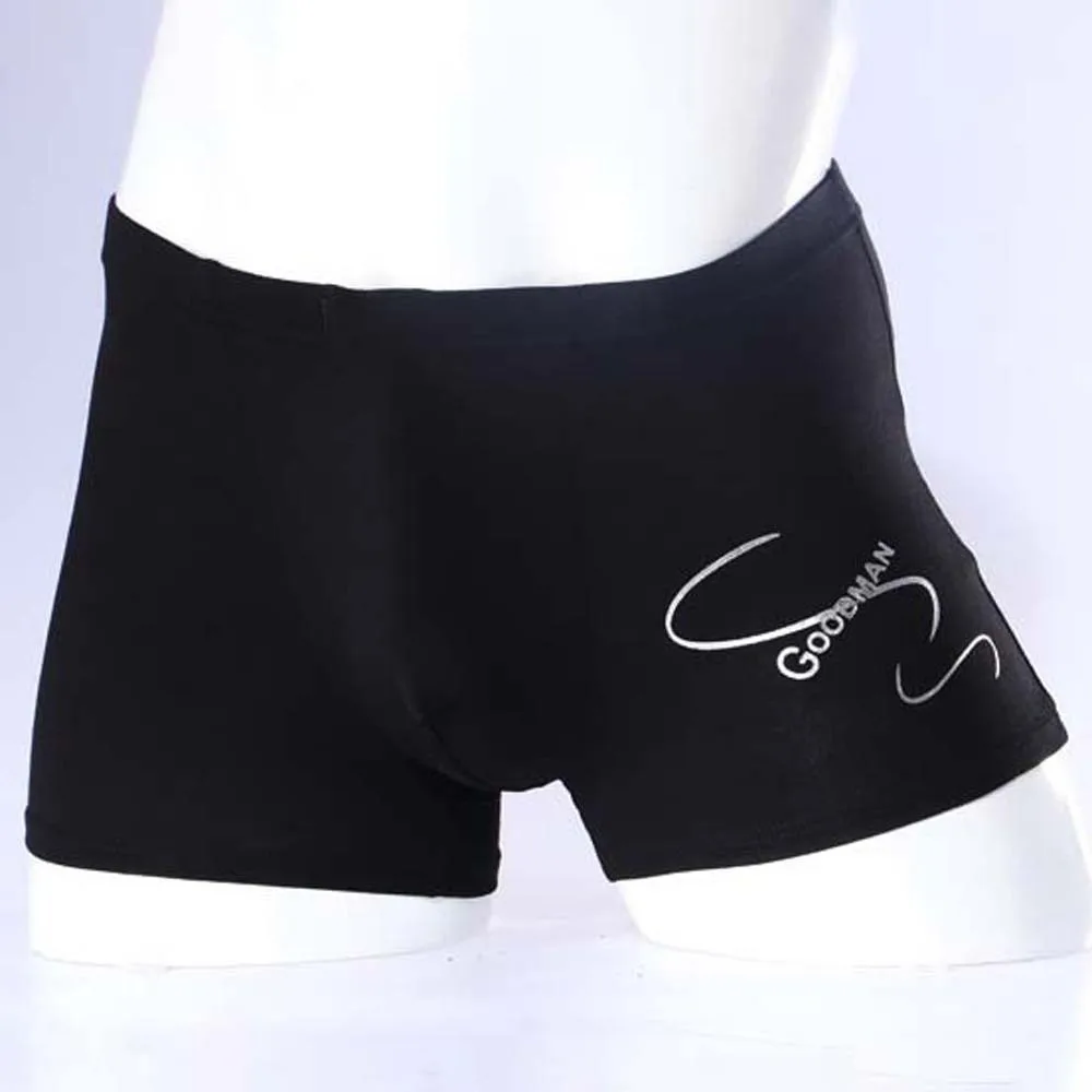 

Comfortable Seamless Men's Boxer Briefs Mid Waist Large Size Underwear for Man Lingerie 4PCS English Letter Panties Gifts