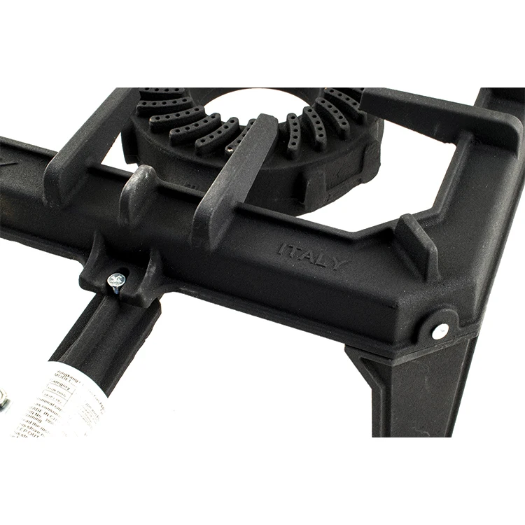 موقد تخييم بحلقة غليان الغاز الكبيرة من الحديد الزهر