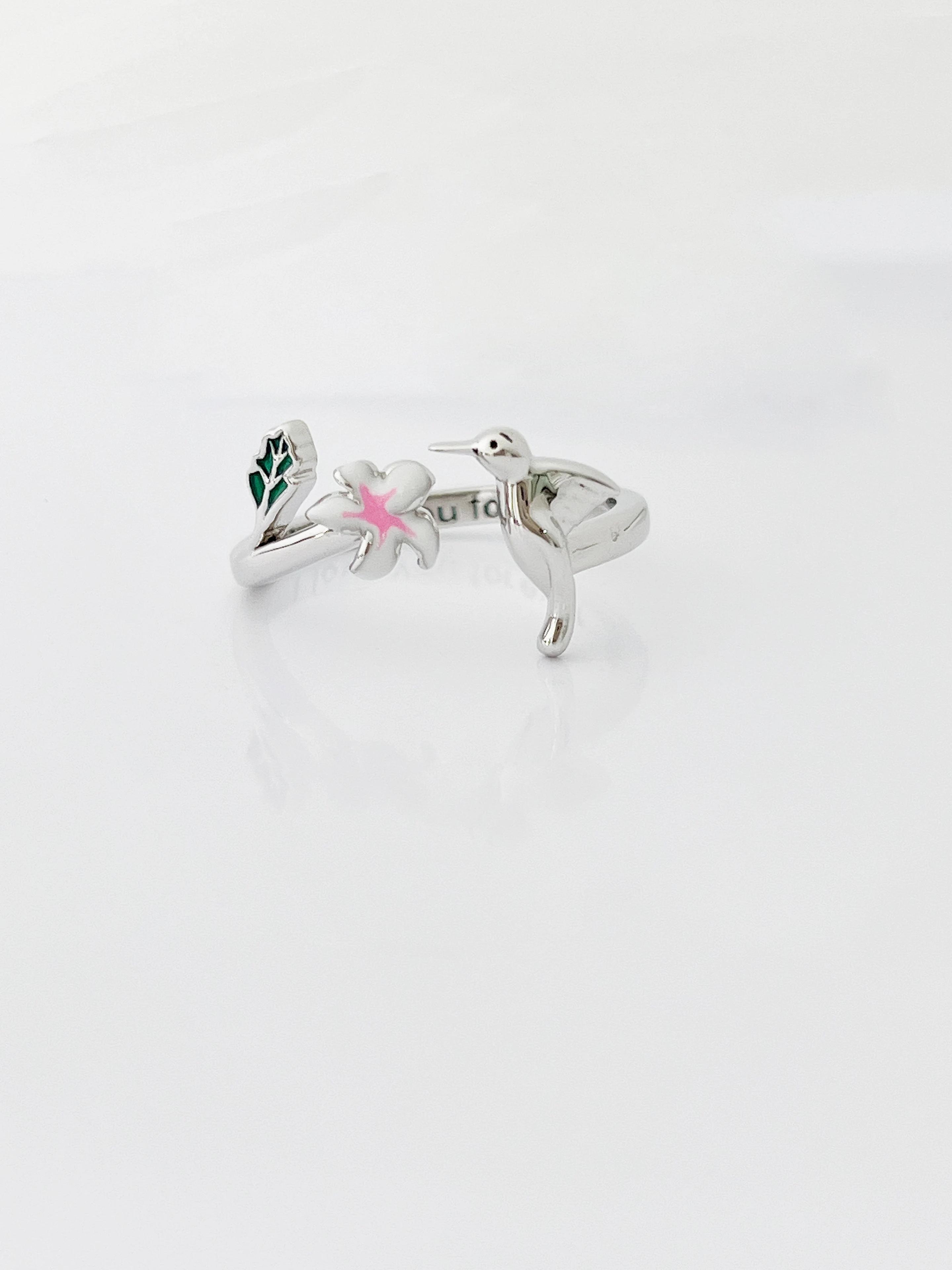 أزياء الطيور زهرة المينا الدائري قابل للتعديل تصميم الاصبع المفتوح قسط يشعر اليد مجوهرات عبر الحدود نمط المتخصصة #6