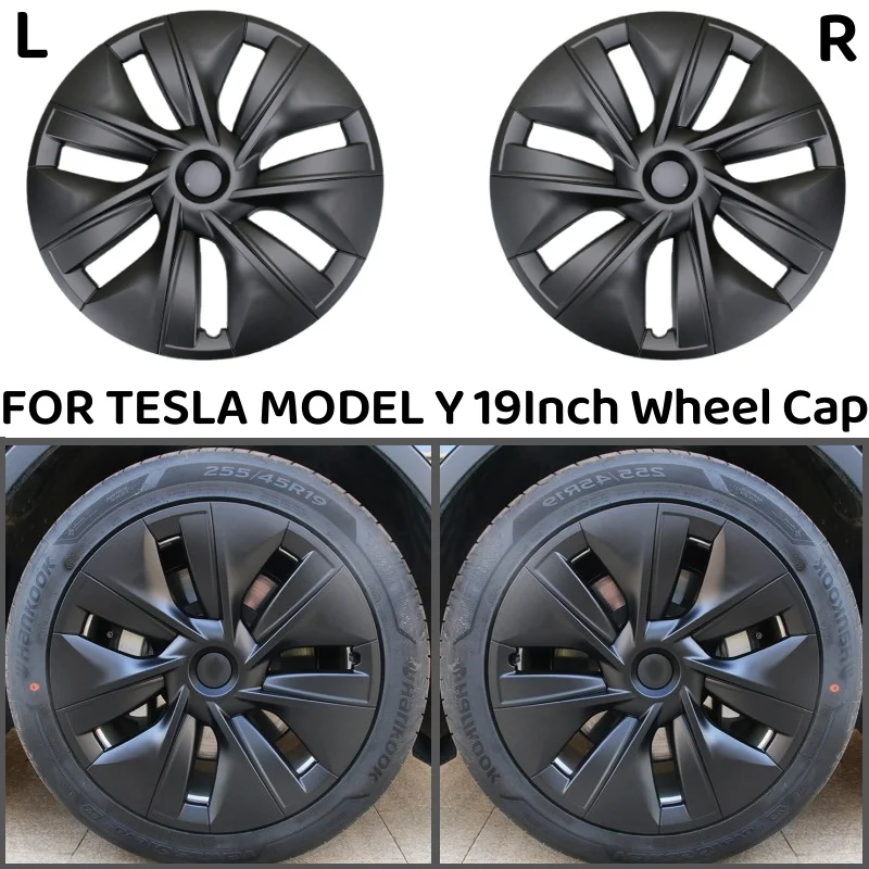 4PCS 19 Inch Wheel Caps for Tesla Model Y HubCap Performance Automobile Replacemen Hub cap Full Rim Cover Accessories 2018-2023