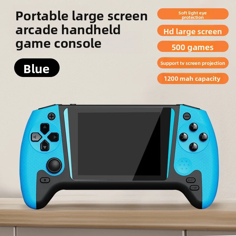 レトロハンドヘルドゲームコンソール LCDスクリーン内蔵 500 in 1