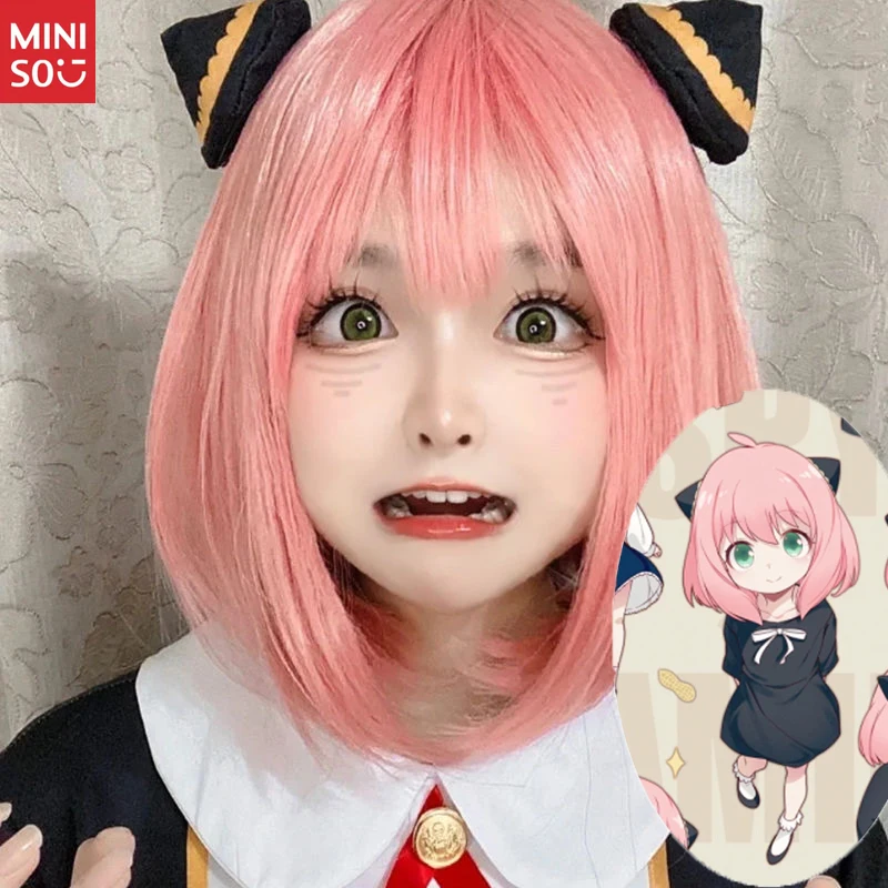 

Spy Play House Косплей Ани Cos Парик Имитация Волос Аниме Поддельные Розовые Дети