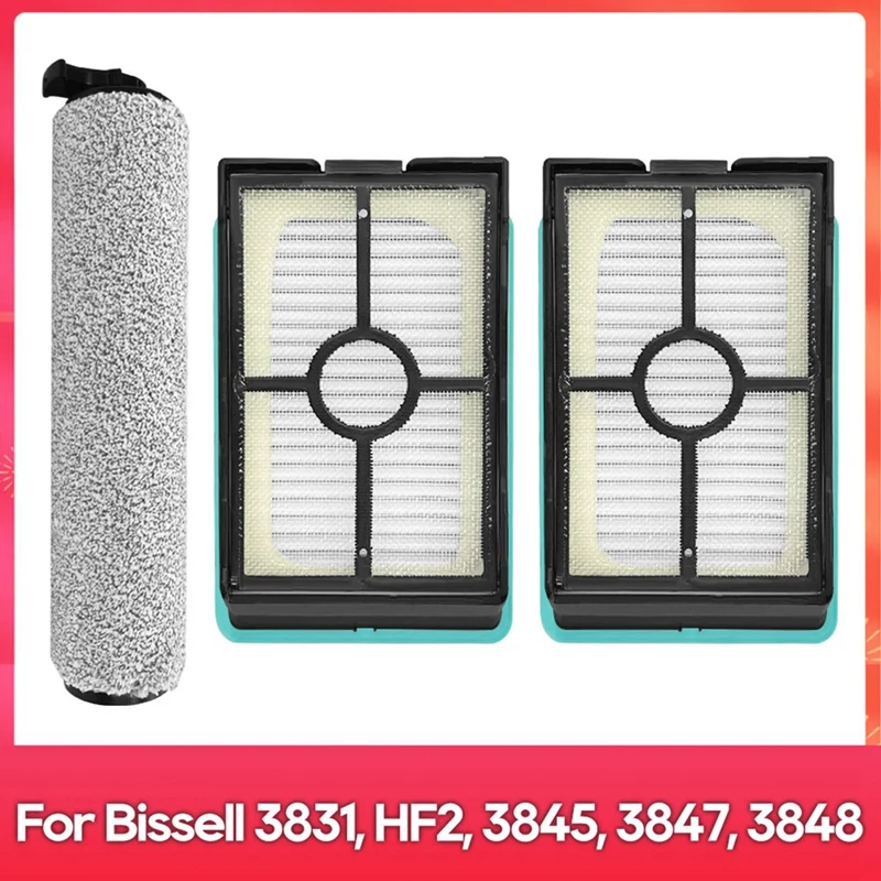

For Bissell Crosswave Hard Floor Expert 3831, HF2, 3845, 3847, 3848 Vacuum Cleaner Filter Brush Accessory Part