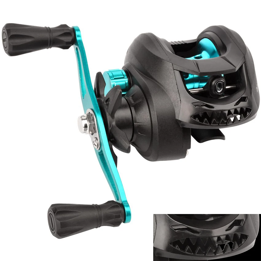 New Baitcasting Reel High Speed 7.2:1 Gear Ratio 19+1BB Fresh Saltwater Magnetic Brake System Ultralight Reels Fishing Wheel