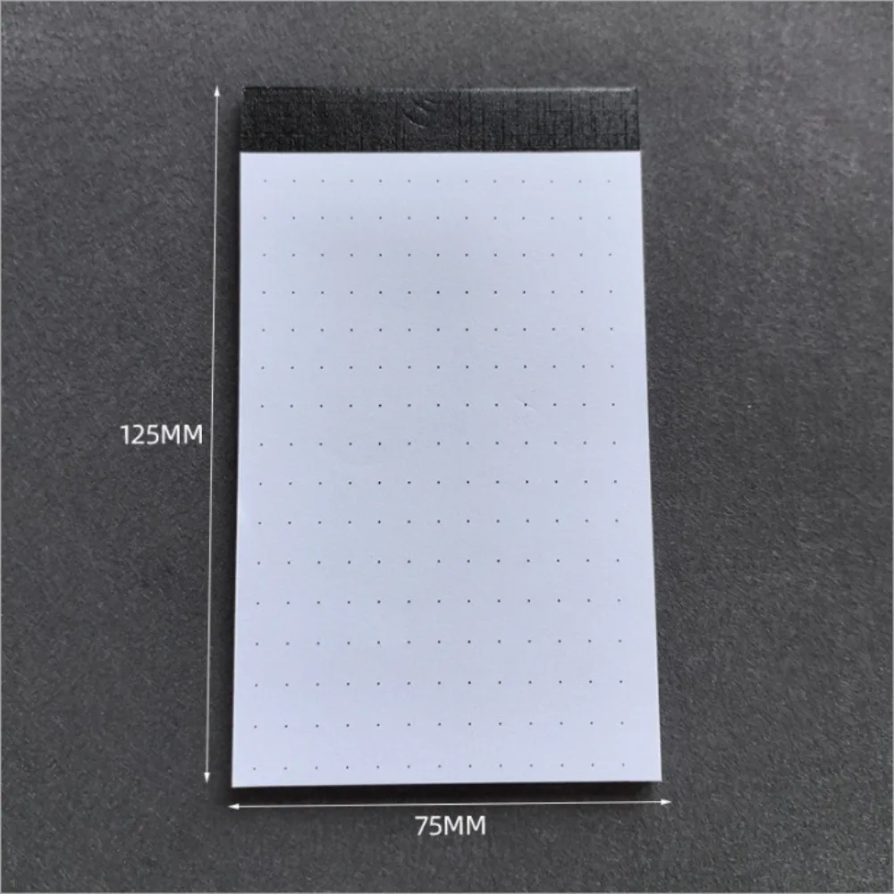 Multi-functional A7 Pocket Notebook Leather Cover Portbale Planner Book Horizontal Line A7 Notebook School Office