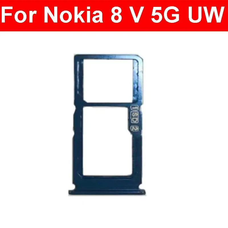 

For Nokia 8V 5G UW SIM Card Tray Sim Card Slot Card Reader Adapter Replacement Repair Parts