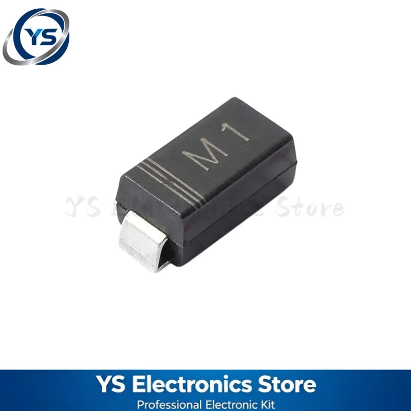 100pcs SMA Schottky Rectifier Diode SMD DO-214AC M1 M4 M7 SS12 SS14 SS16 SS24 SS34 SS110 SS210 SS310 US1M RS2M RS1M ES1D ES1J