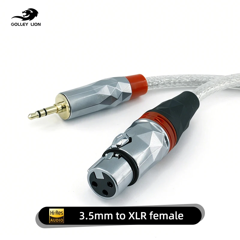 

1/8 TRS Male To XLR Female XLR 3-Pin To 3.5mm Audio Cable Converter Cord for Phone Tablet Laptop Microphone Amplifier Mixer