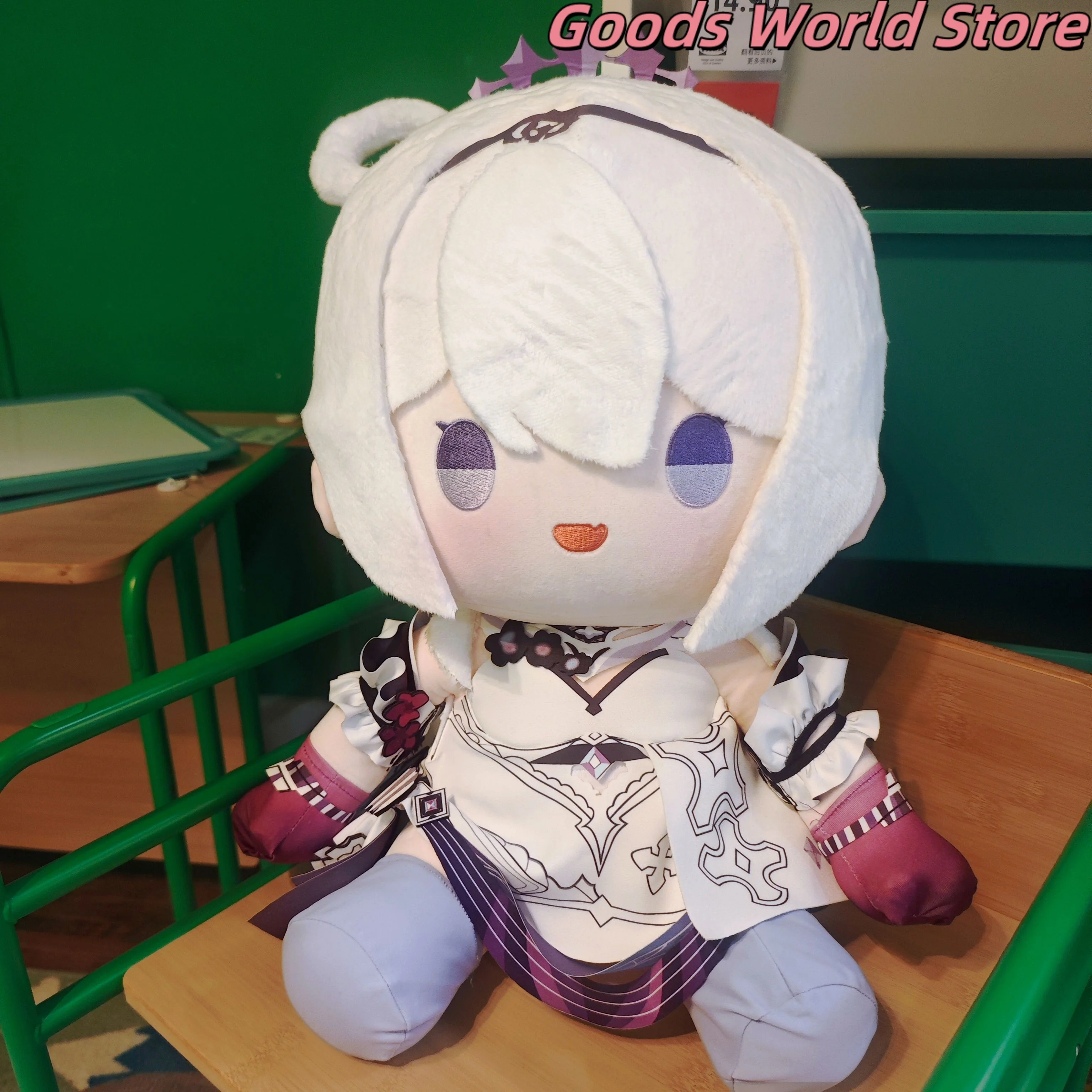 

In stock Kiana Herrscher of Finality Pillow Sitting posture model ornament Honkai Impact 3 Kiana Cosplay Costume Halloween Gift