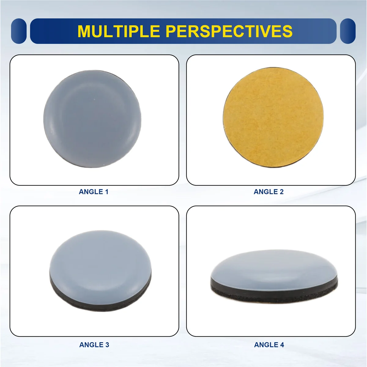 

AAAF 8 Pack Kitchen Appliance Sliders,25mm Adhesive Magic PTFE Sliders for Coffee Makers,Mixer,Air Fryers,Pressure Cooker