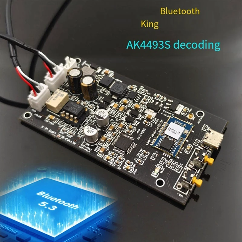 Обновление Bluetooth 5.3 AK4493S Модуль декодирования Аналоговый вход Жесткое декодирование для APTX HD LDAC