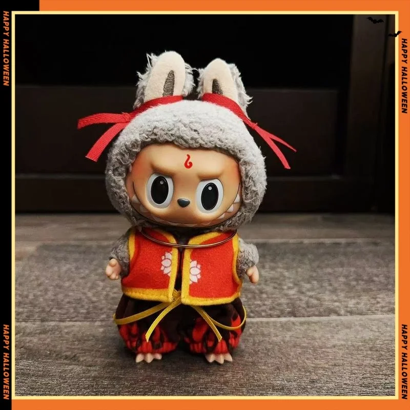 

15 см 17 см Labubu V1 V2 кукольная одежда Nezha Qiankun круглая пленка аксессуары для одежды модная популярная нежная замена красивая