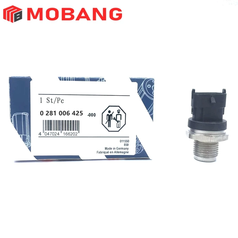 1/3PCS For B-osch OEM 0281006425 0281006325 0281006327 original Fuel Rail Pressure Sensor For D-odge C-ummins Ram 0281006364