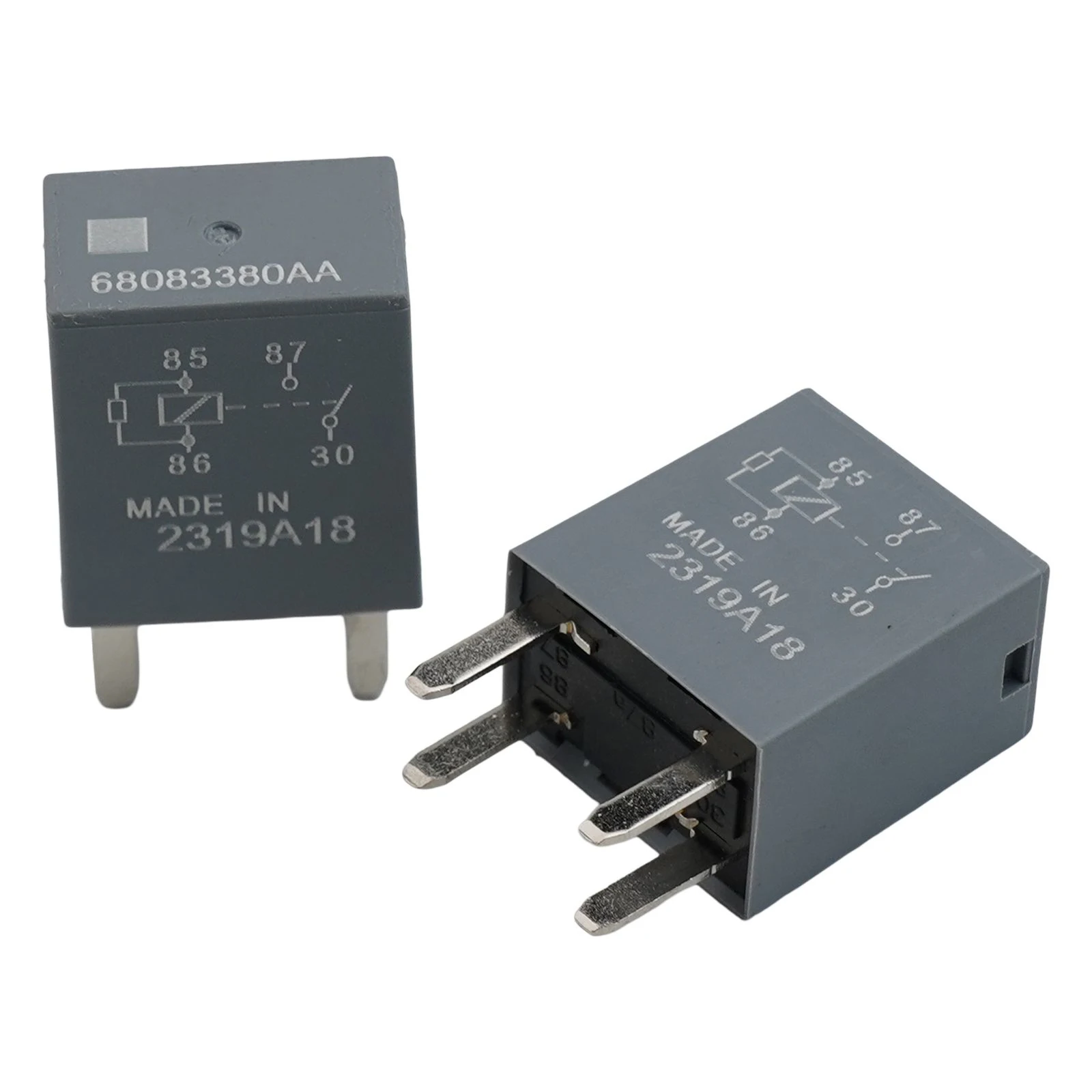 Set of 3 Automotive Relays 68083380AA 12V 35A 4Pin Suitable for Dodge For Jeep For Chrysler Vehicle Electrical Functions