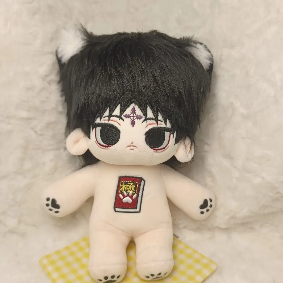 Boneka Katun Berdandan 20Cm COS Anime Hunter X Hunter Chrollo Lucilfer Boneka Kartun Boneka Mewah Mainan Hadiah DIY Anak-anak Dewasa
