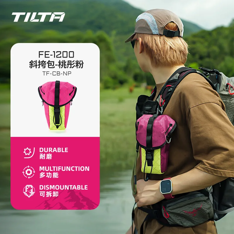 TILTA Fe design Crossbody tas Waterdichte cameratas voor DJI Pocket 3 Pocket 4 Eco-vriendelijke Fe-1200 Schoudertas Heuptas