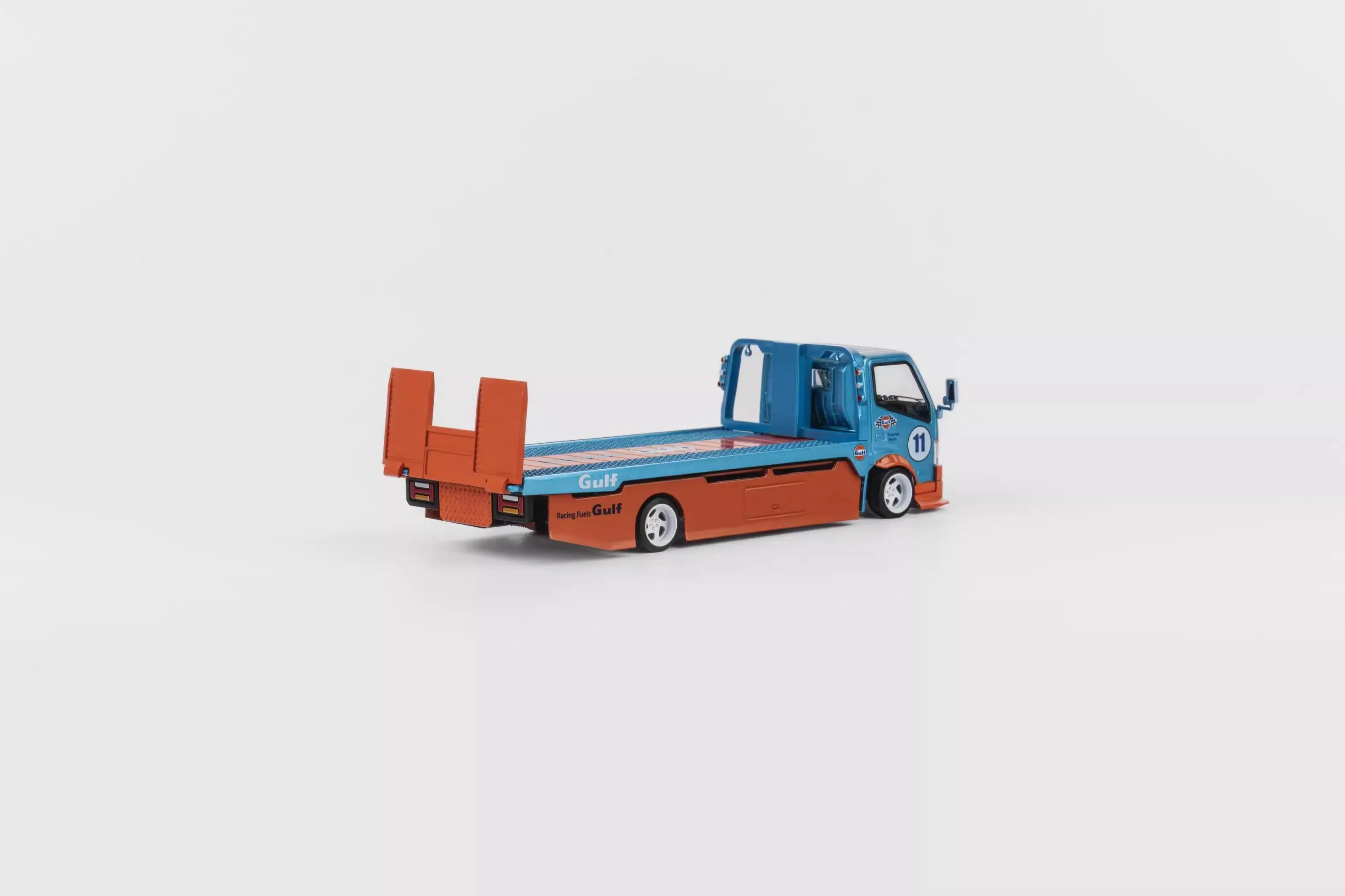 Micro Turbo MT 1:64 Hino 300 Custom HKS JDM Gulf Truck Diecast Model Collection Limited Edition Hobby Toys