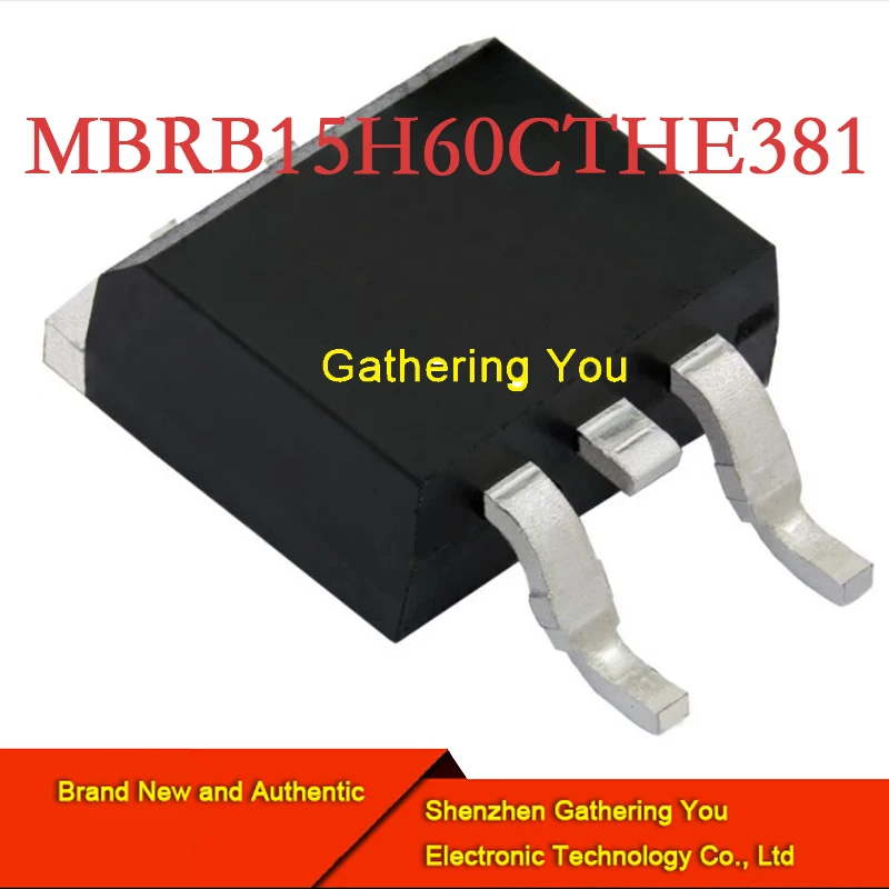 MBRB15H60Cprogression 3/81 TO263 La diode Schottky et le redresseur, Neuf, Authentique