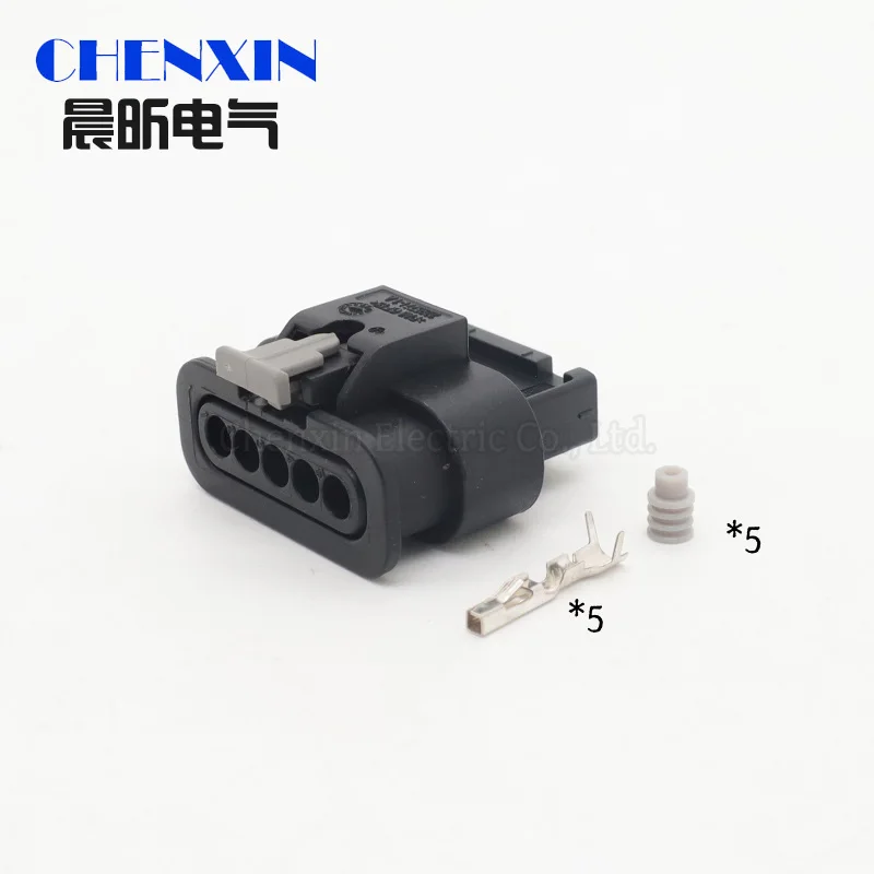 5 Pin 1-1718806-1 / 4F0 973 705 2141520 Automotive Electric Connector Waterproof Air Flow Meter Sensor Plug