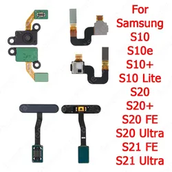 Finger Print Scanner Flex Cable For Samsung Galaxy S20 FE S20+ S21 Ultra S10e S10 Lite S10 Plus 5G Fingerprint Sensor Return Key