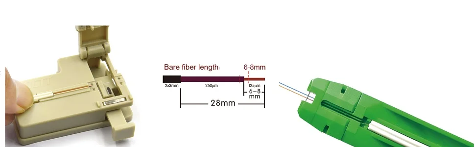 5 ~ 10Pcs ไฟเบอร์ Cleaver Optical Fiber มีดตัดไฟเบอร์ออปติกเครื่องตัดเย็น Contection สำหรับ Fiber FTTH เครือข่ายเครื่องมือ