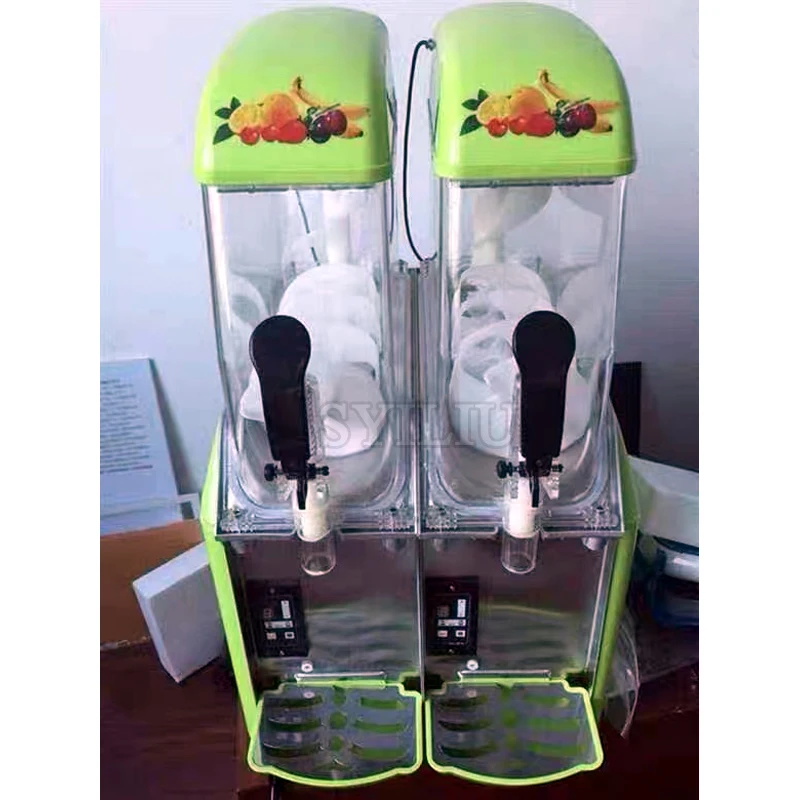 

3-Tank Smoothie Slushie Slushee Ice Slash Machine For Frozen Juice Drink Making Smooth And Sealed