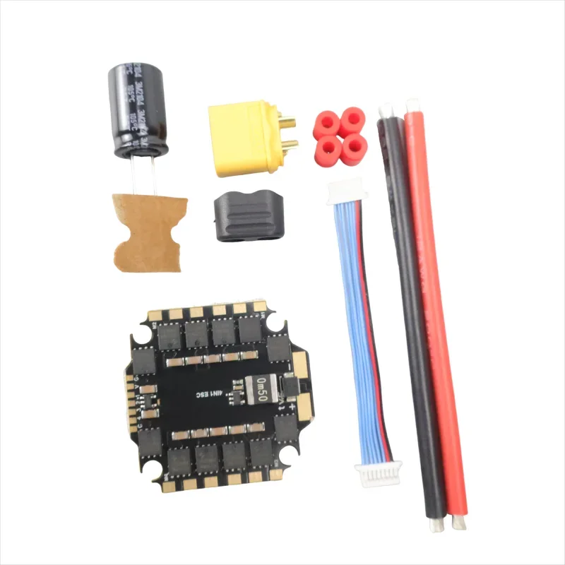 Brand new4-in-1 electric regulator 60A ESC 60A 60A ESC 4 in 1 BLHeli-S DSHOT600 3-6S brushless ESC LANRC for RC FPV racing drone