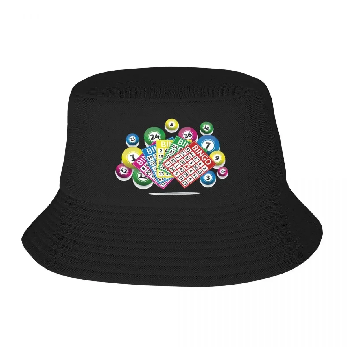 

Custom Unisex Hot Game Bingo Bucket Hat Travel Beach Summer Camping Hats