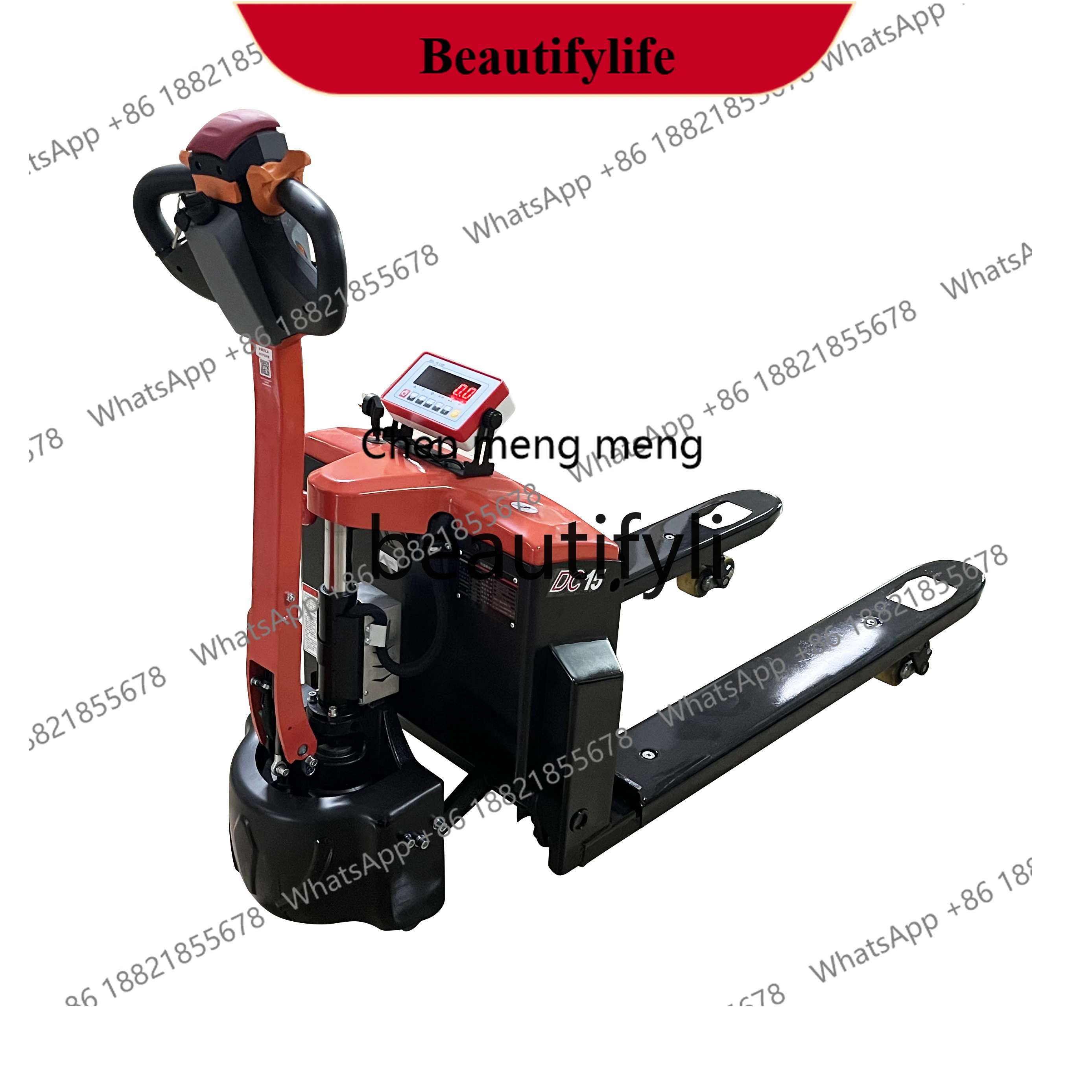 

AB02 Electronic Scale Forklift Printing Weighing Hydraulic Handling Logistics Floor Scale 1.5 Ton 2 Ton Electric Forklift Scale