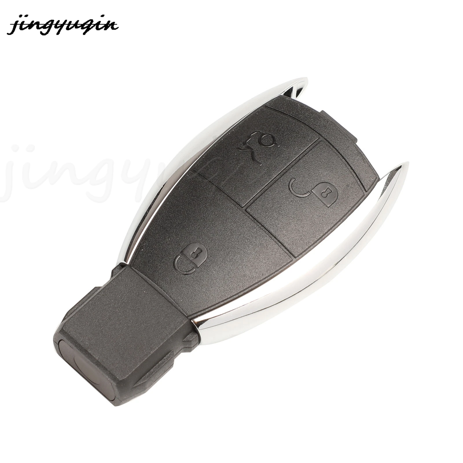 jingyuqin 10pcs 3/4 Buttons Remote Key Case Cover Shell For Mercedes Benz A B C E G R Cl Clk E G Gl M S Slk Class W203