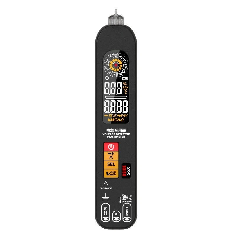 Rechargeable color screen intelligent induction electric pen multimeter high precision portable small electrical universal meter