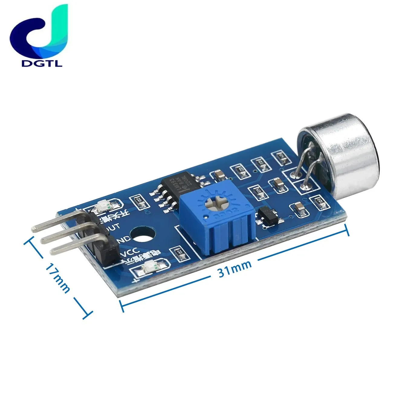 Módulo Sensor De Detecção De Som Para AVR PIC KY-037, Sensor De Detecção De Som, Módulo De Sensor De Som, Alta Sensibilidade